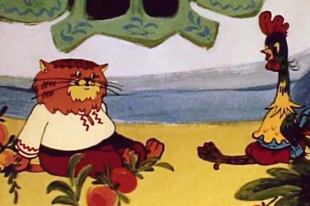 Мультфільм Котик та півник (1991)