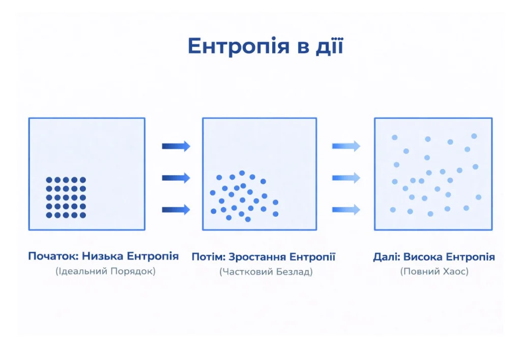 Ентропія: принцип дії
